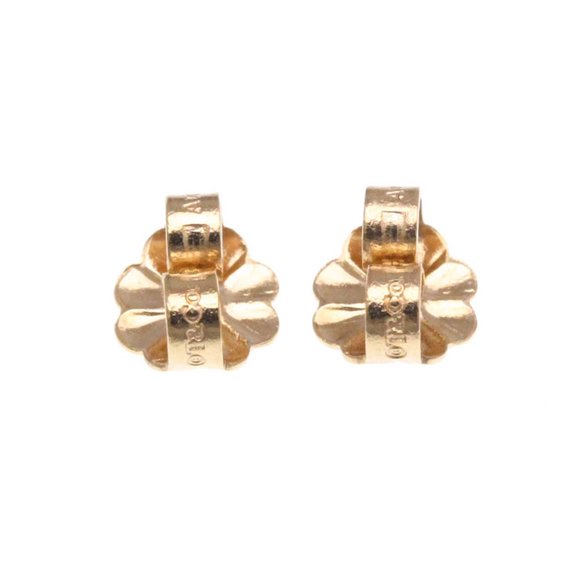 Tiffany Smile No Stone Pink Gold (18K) Stud Earrings Pink Gold